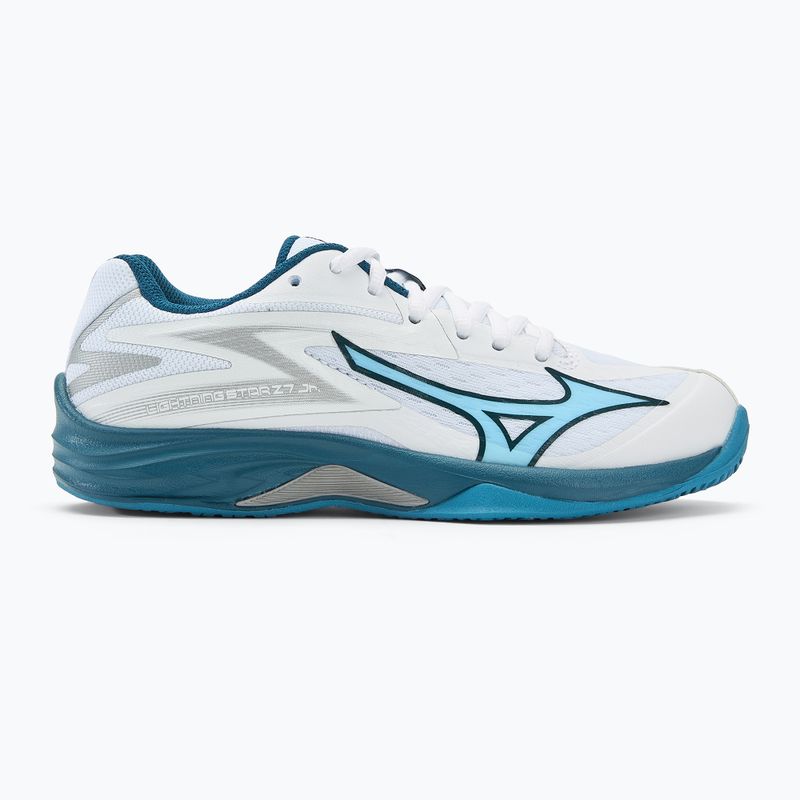 Mizuno Lightning Star Z7 weiß/segelb/silber Kinder Volleyballschuhe 2