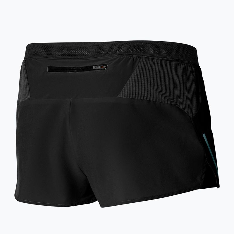 Herren Laufshorts Mizuno Aero Split 1.5 schwarz 2