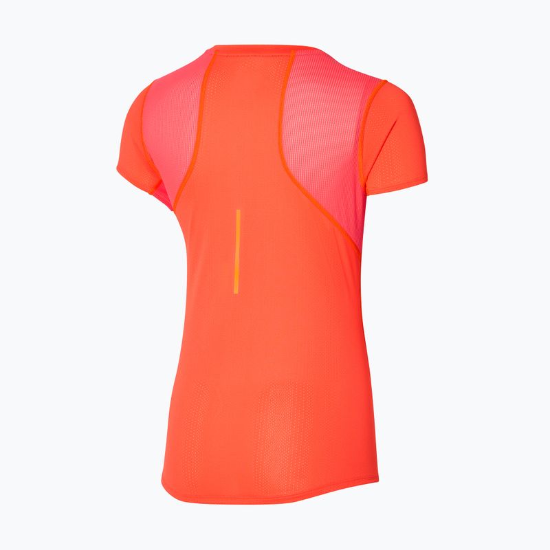 Damen-Laufshirt Mizuno DryAeroFlow Tee nasturtium 2