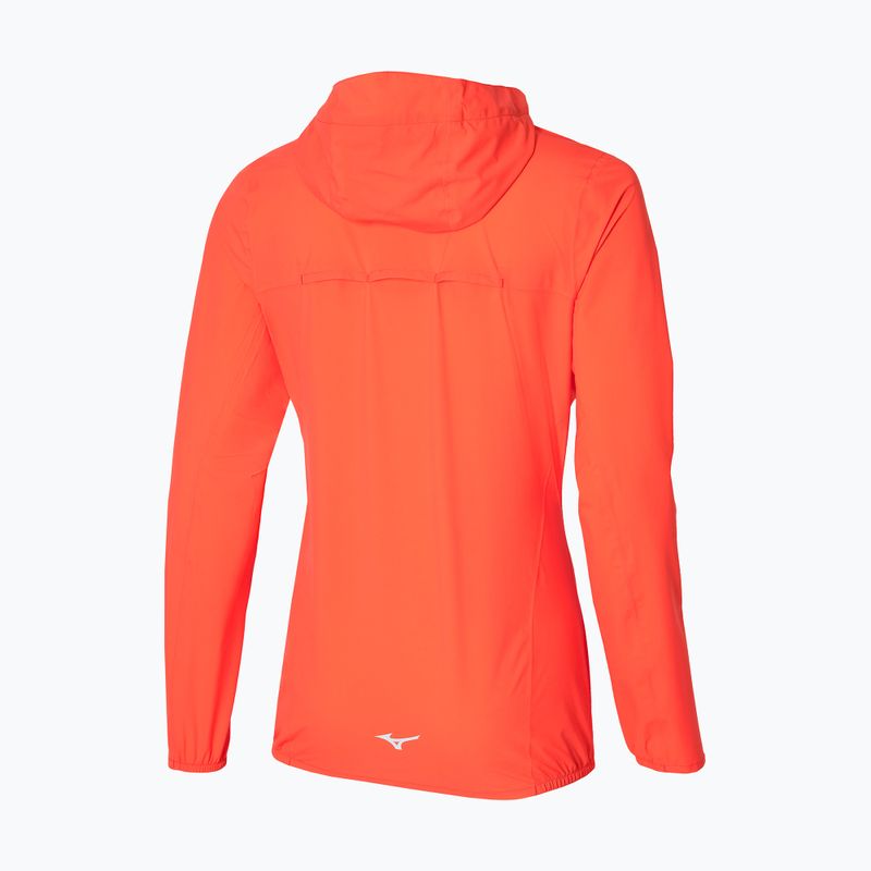 Mizuno Waterproof 20K ER nasturtium Laufjacke für Damen 2