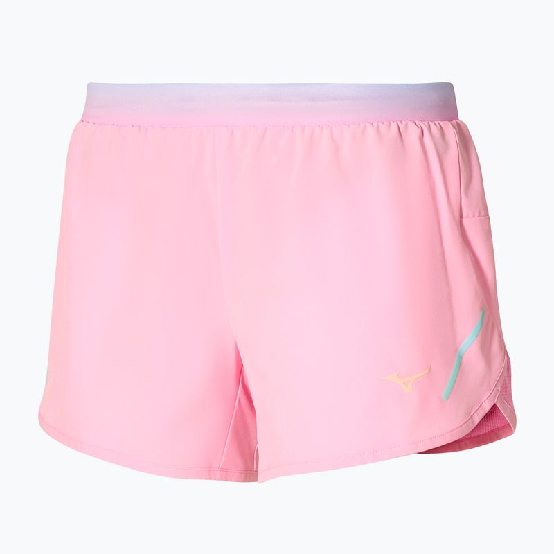 Damen-Laufshorts Mizuno Aero 4' lila chiffon