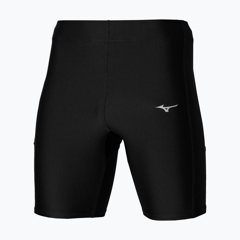 Herren Mizuno Impulse Core Mid Tight Laufshorts schwarz 3