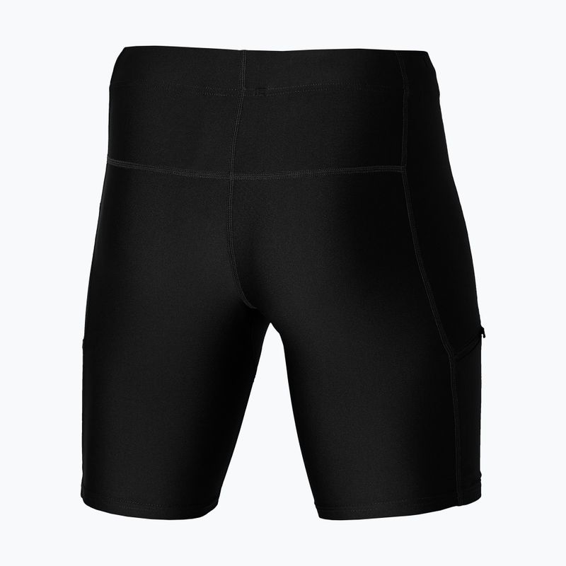 Herren Mizuno Impulse Core Mid Tight Laufshorts schwarz 4