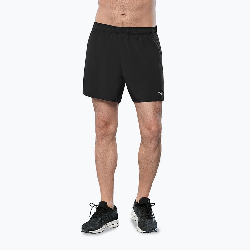 Herren Laufshorts Mizuno Core 5.5 schwarz