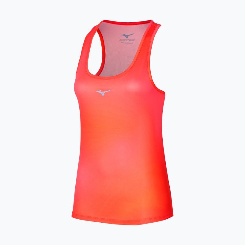 Damen-Lauftank-Top Mizuno Impulse Core Graphic Tank nasturtium
