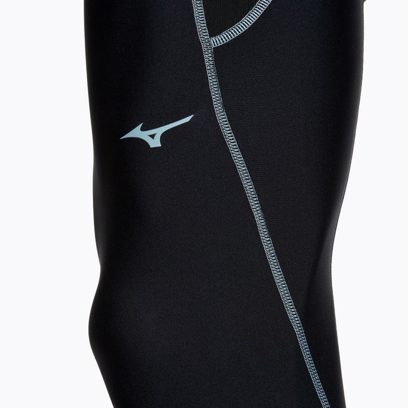 Laufleggings Herren Mizuno BG3000 Long black/ aquifer 5