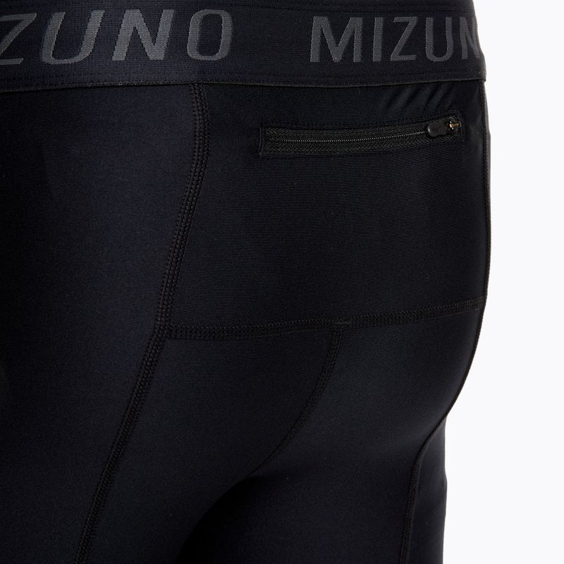 Laufleggings Herren Mizuno BG3000 Long black/ aquifer 6