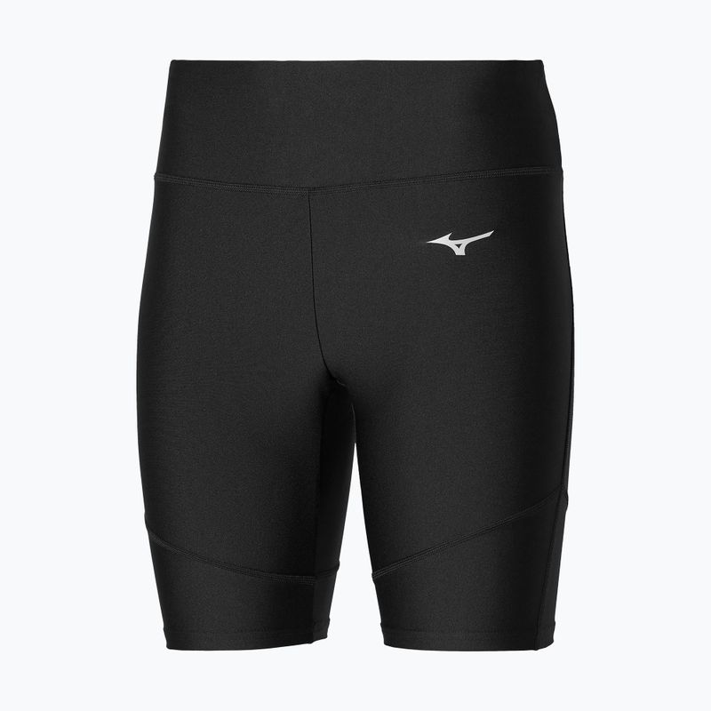 Damen Laufshorts Mizuno Impulse Core Mid Tight schwarz 3