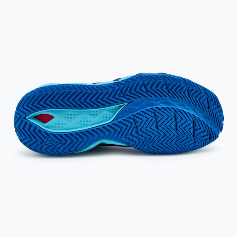 Herren Tennisschuhe Mizuno Wave Enforce Tour AC mugen Blau/Weiß/Flussblau 4