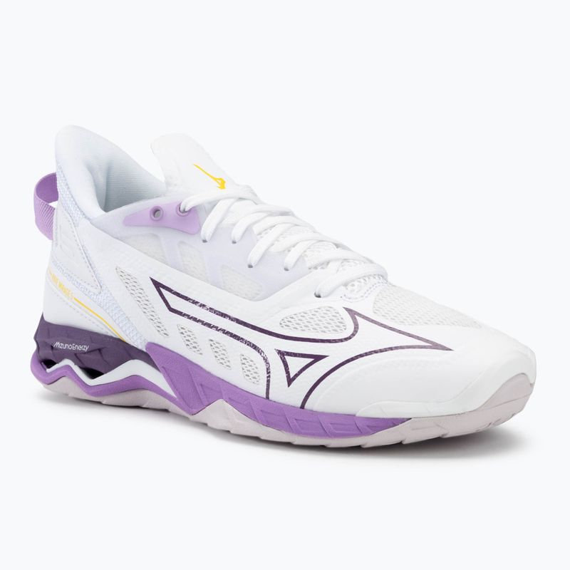 Frauen-Handballschuhe Mizuno Wave Mirage 5 weiß/violett/quince