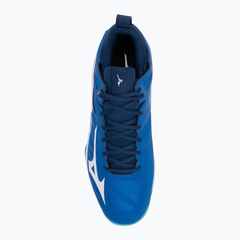 Volleyballschuhe Damen Mizuno Wave Dimension Mid mugen blue/white/estate blue 5