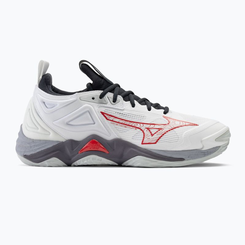 Herren Volleyballschuhe Mizuno Wave Momentum 3 weiß/salsa/schwarz 2