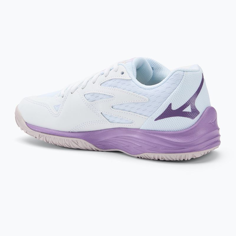 Kinder-Volleyballschuhe Mizuno Lightning Star Z7 weiß/patrician lila/quince 3