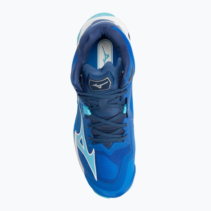 Herren Volleyball Schuhe Mizuno Wave Lightning Z8 Mid mugen blau/weiß/estate blau 5