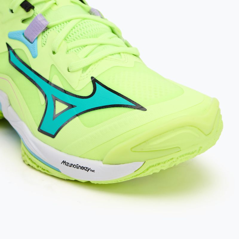 Volleyballschuhe Mizuno Wave Lightning Z8 Mid neo lime/black/splish splash 7