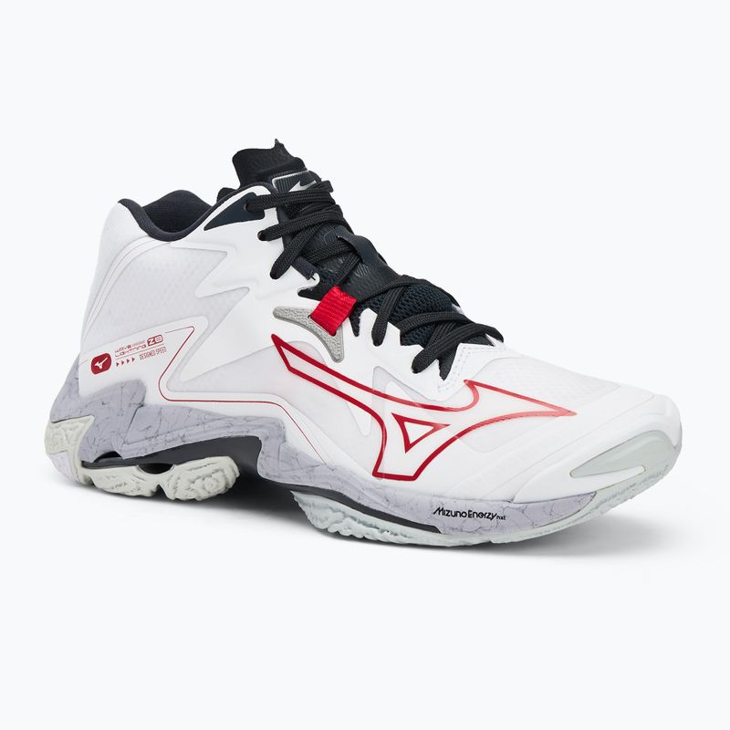 Volleyballschuhe Mizuno Wave Lightning Z8 Mid white/salsa/black
