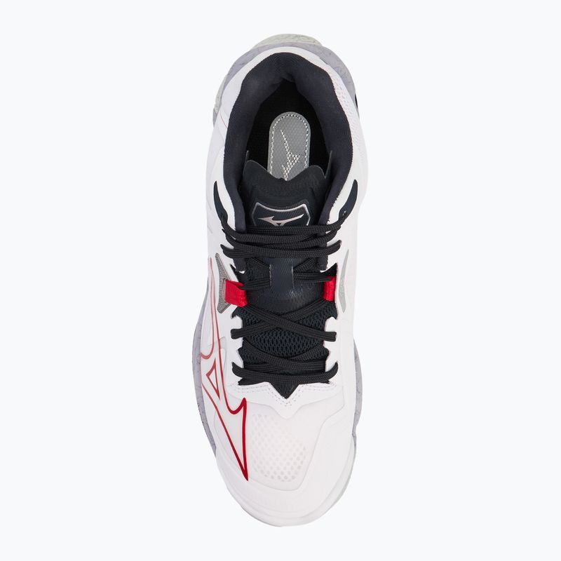 Volleyballschuhe Mizuno Wave Lightning Z8 Mid white/salsa/black 5