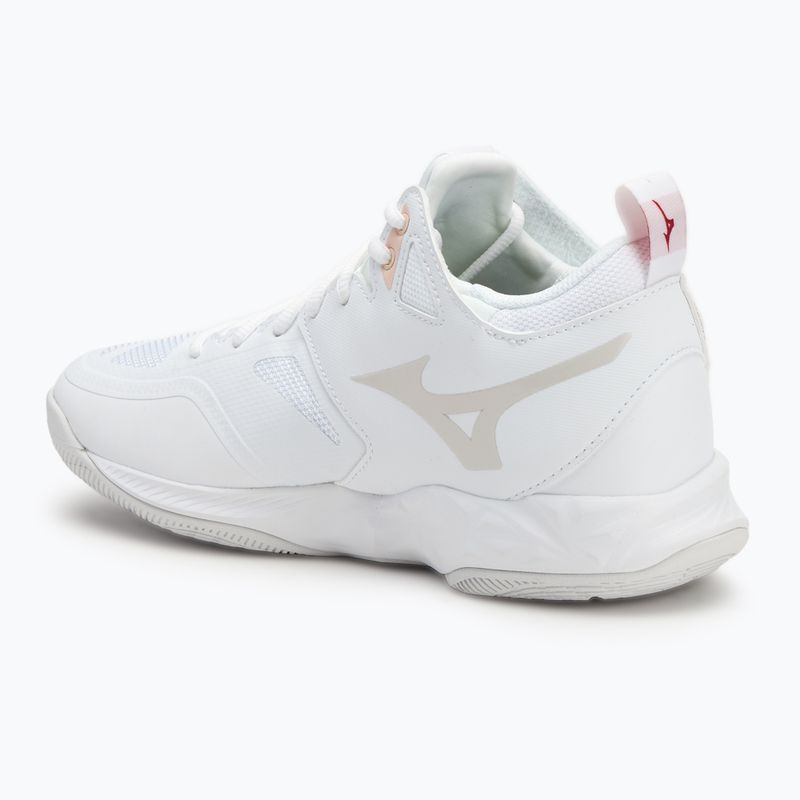 Damen Volleyballschuhe Mizuno Wave Dimension weiß/aleutian/cloud pink 3