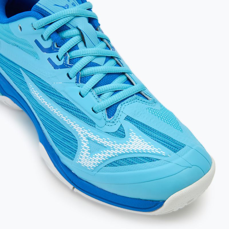 Damen Tennisschuhe Mizuno Wave Exceed Light 2 AC Flussblau/Weiß/Mugenblau 7