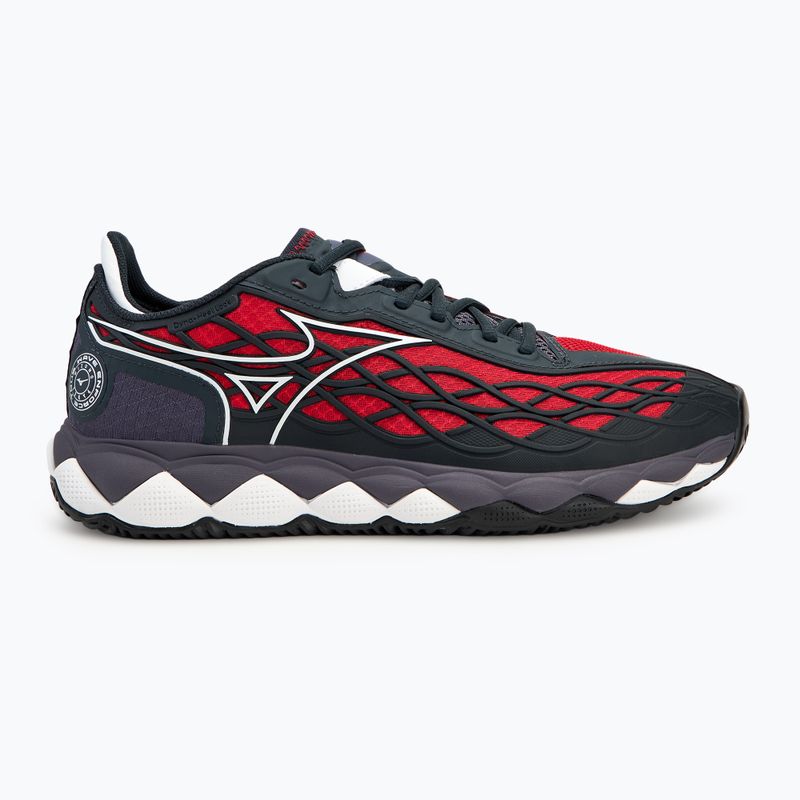 Herren Mizuno Wave Enforce Tour Padel grau/weiß/salsa padel Schuh 2