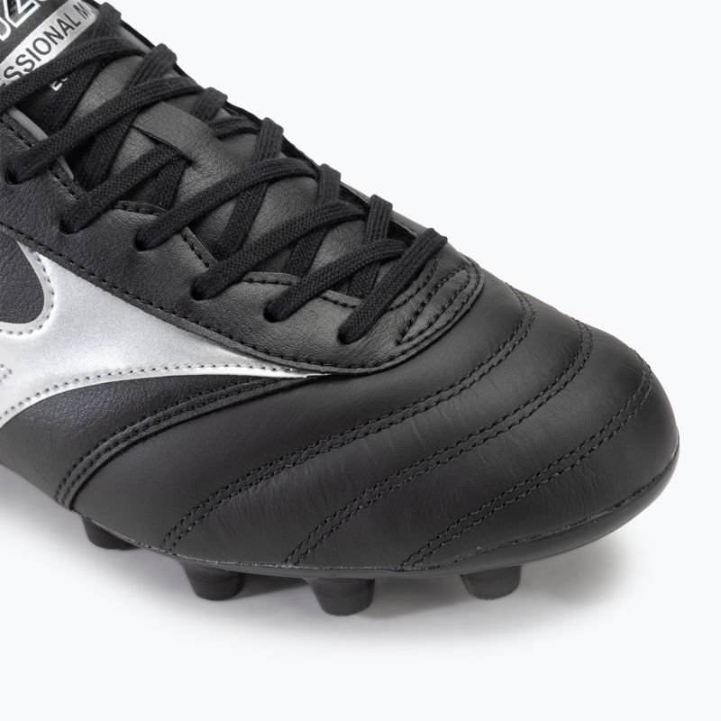 Mizuno Morelia II Pro MD Herren Fußballschuhe schwarz/Galaxysilber/dunkler Schatten 7