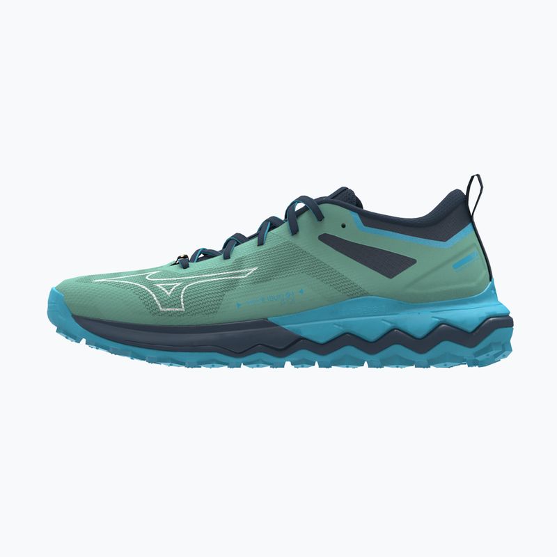 Damen Laufschuhe Mizuno Wave Ibuki 4 GTX staubig jadegrün/nimbus cloud/river blue 8