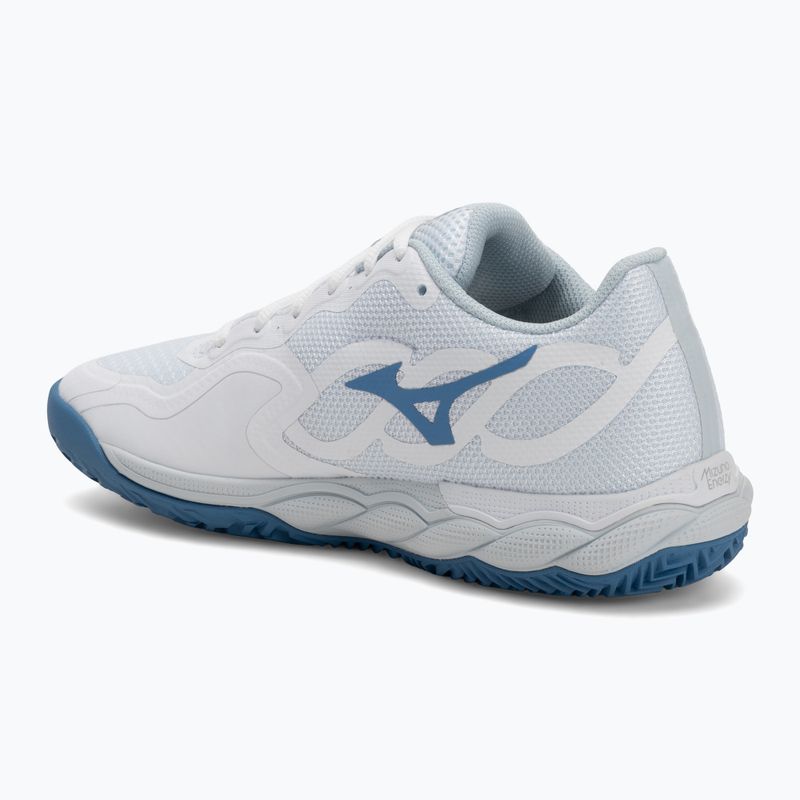 Tennisschuhe Damen Mizuno Wave Enforce Court CC white/ parisian blue/ plein air 3