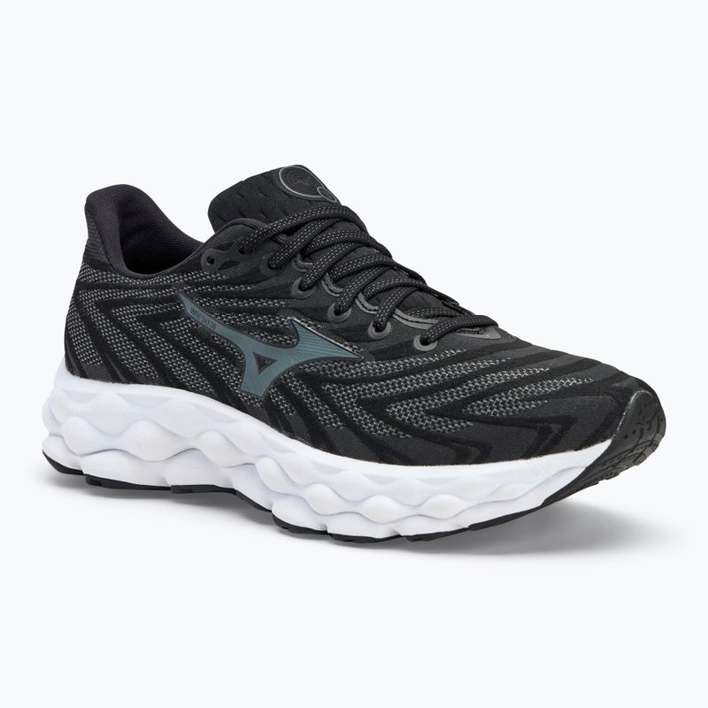 Herren Laufschuhe Mizuno Wave Sky 8 schwarz/metallic grau/weiß