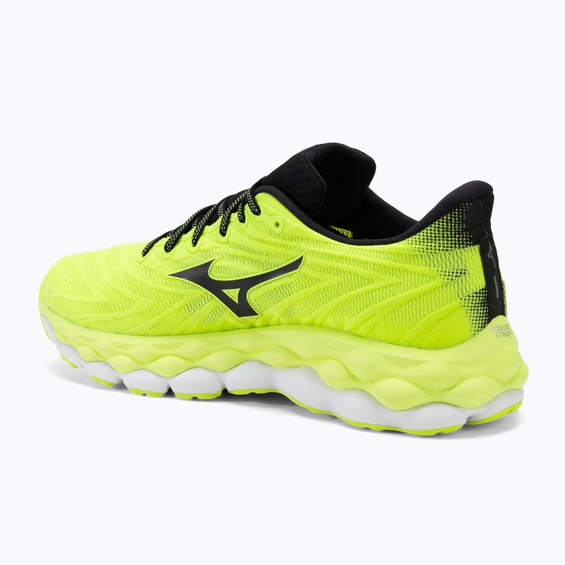 Herren Laufschuhe Mizuno Wave Sky 8 mizuno neo lime/schwarz/weiß 3