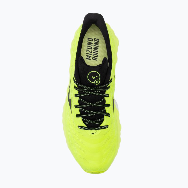 Herren Laufschuhe Mizuno Wave Sky 8 mizuno neo lime/schwarz/weiß 5