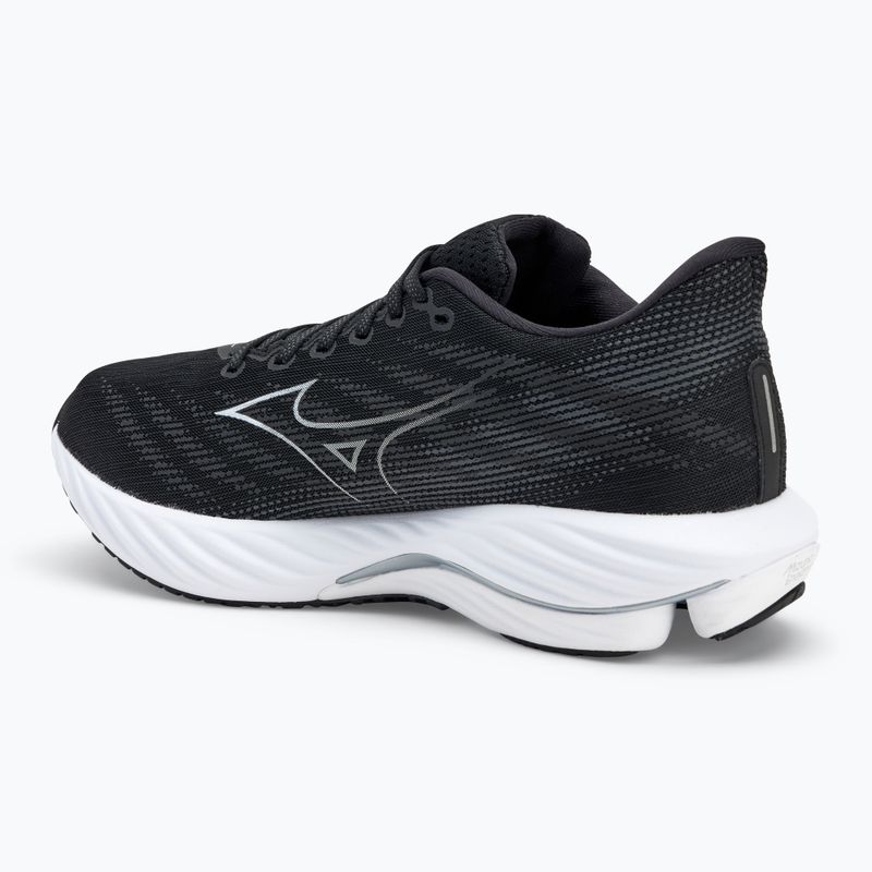 Herren Laufschuhe Mizuno Wave Rider 28 schwarz/silber/ebony 3