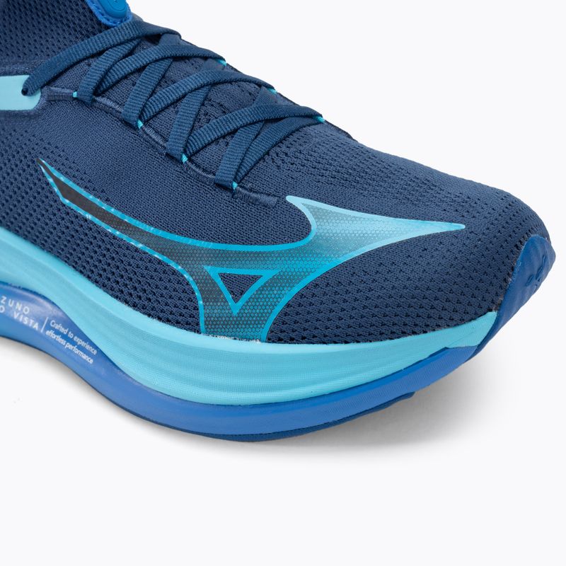 Mizuno Neo Vista Herren Laufschuhe Kombi Blau/Fluss Blau/Mugen Blau 7