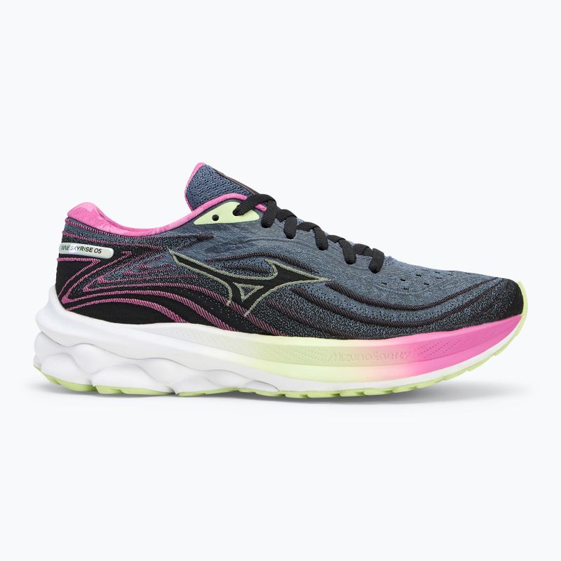 Damen Laufschuhe Mizuno Wave Skyrise 5 Roxy wild wind/schwarz/rosebud 2