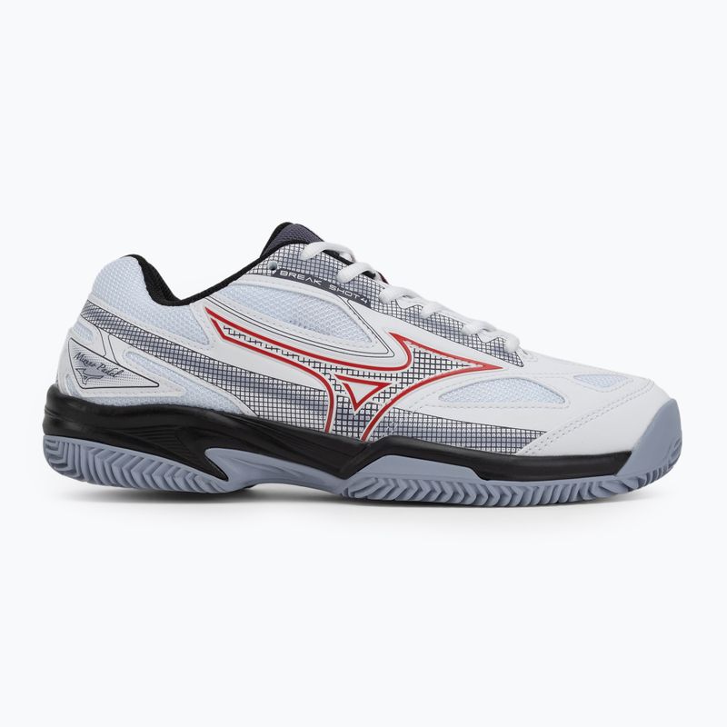 Herren Mizuno Break Shot 4 Padel weiß/salsa/aleutisch Padel Schuh 2