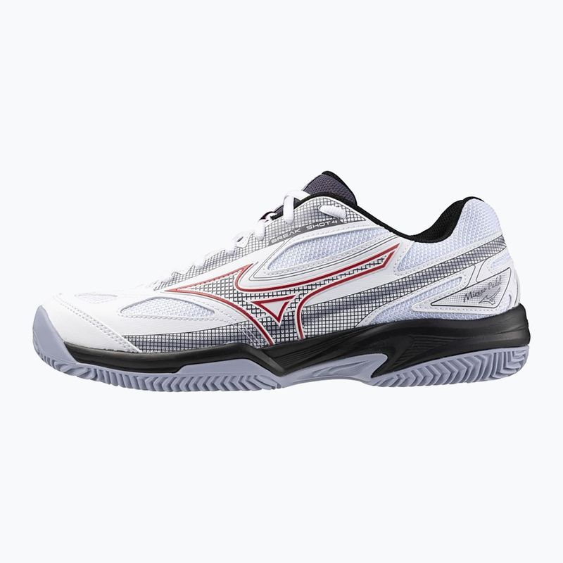 Herren Mizuno Break Shot 4 Padel weiß/salsa/aleutisch Padel Schuh