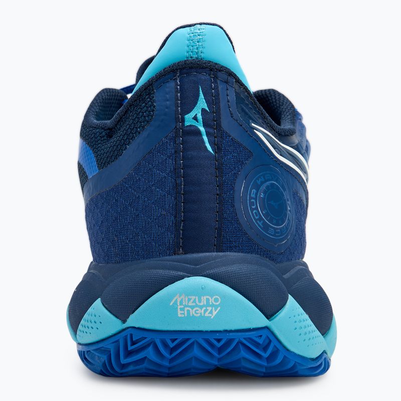 Herren Tennisschuhe Mizuno Wave Enforce Tour CC mugen Blau/Weiß/Flussblau 6