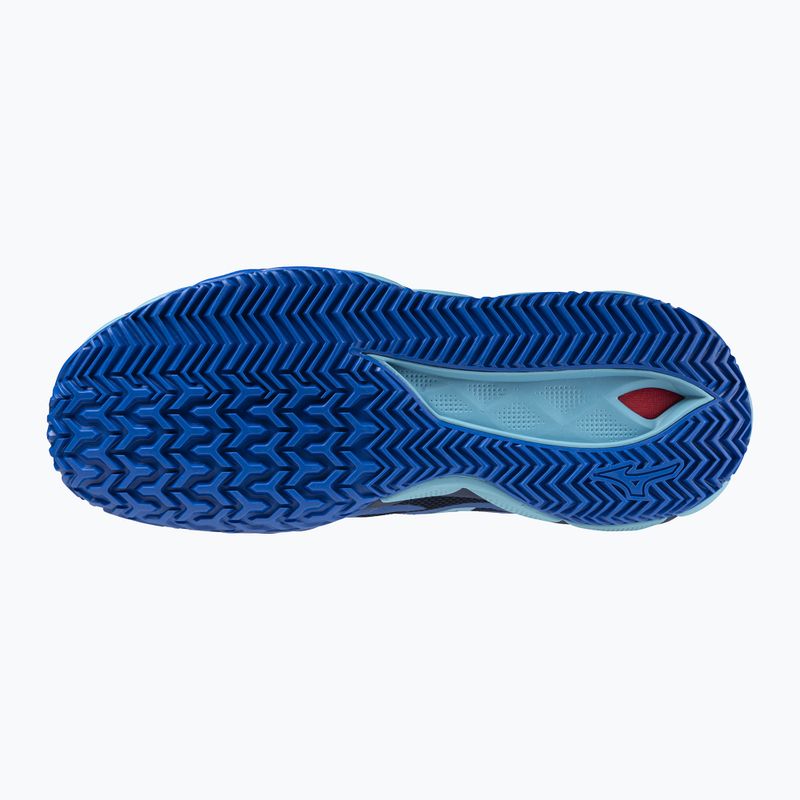 Herren Tennisschuhe Mizuno Wave Enforce Tour CC mugen Blau/Weiß/Flussblau 9