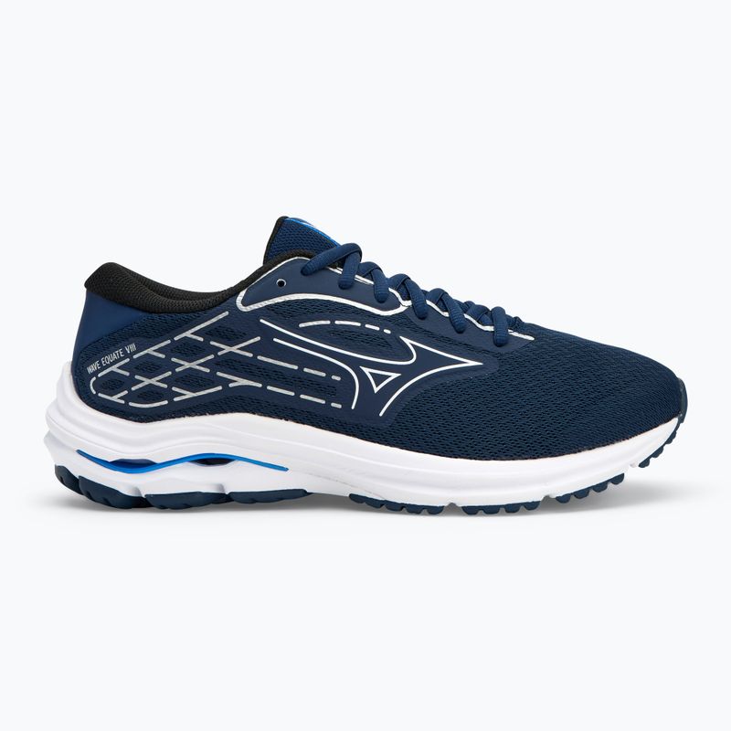 Herren Laufschuhe Mizuno Wave Equate 8 pageant blau/weiß/silber 2