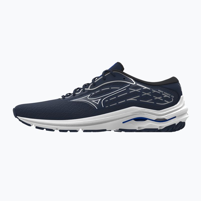 Herren Laufschuhe Mizuno Wave Equate 8 pageant blau/weiß/silber 8