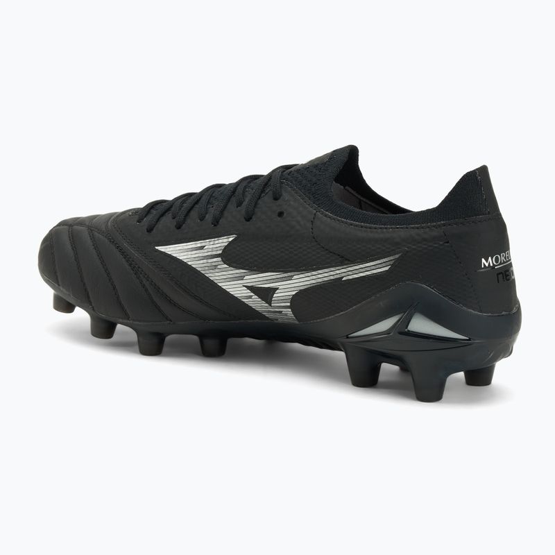 Herren-Fußballschuhe Mizuno Morelia Neo IV β Elite FG black/galaxy silver/black 3