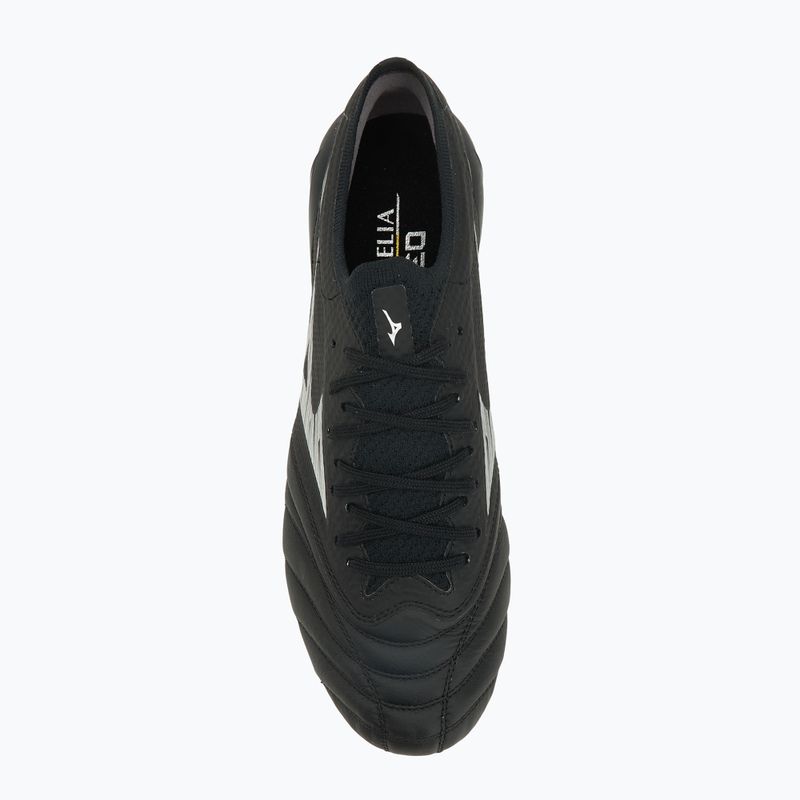 Herren-Fußballschuhe Mizuno Morelia Neo IV β Elite FG black/galaxy silver/black 5