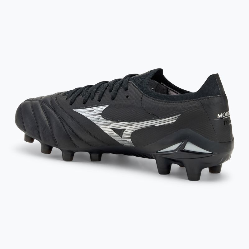 Herren Mizuno Morelia Neo IV β Elite FG Fußballschuhe schwarz/galaxysilber 3