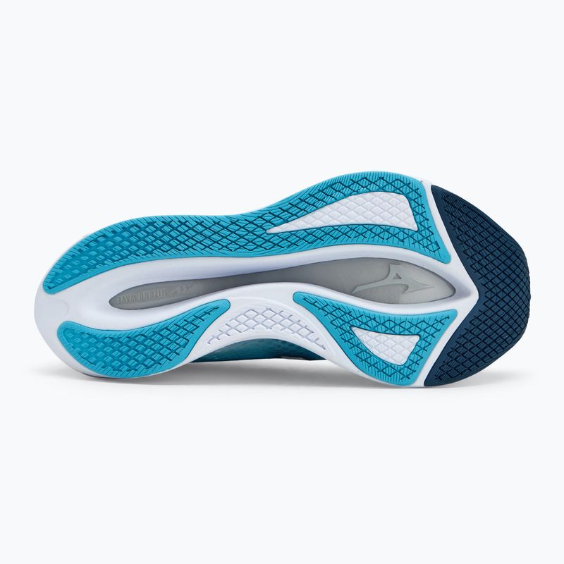 Damen Laufschuhe Mizuno Wave Rebellion Flash 2 river blau/blau wing teal/weiß 4