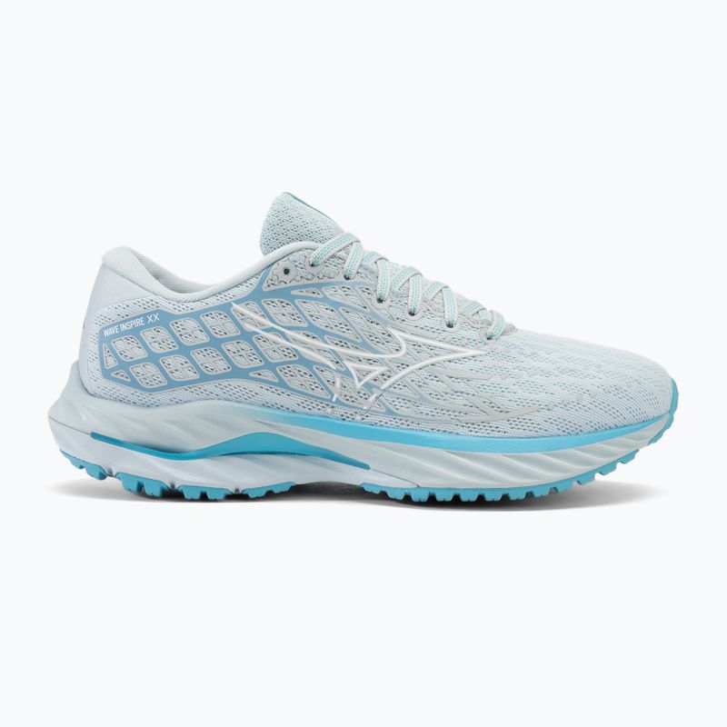 Damen Laufschuhe Mizuno Wave Inspire 20 plein air/white/river blue 2