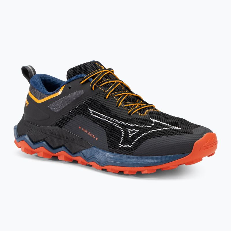 Herren Laufschuhe Mizuno Wave Ibuki 4 Ebenholz/Weiß/Spicy Orange