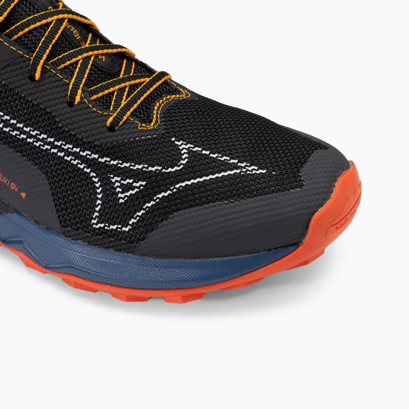 Herren Laufschuhe Mizuno Wave Ibuki 4 Ebenholz/Weiß/Spicy Orange 7