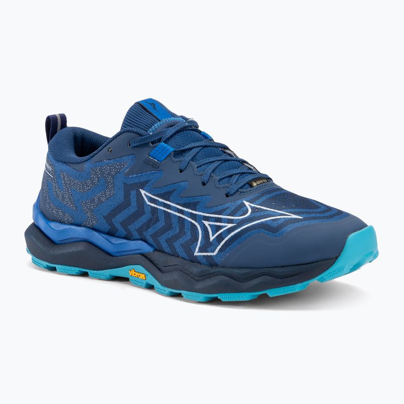 Herren Laufschuhe Mizuno Wave Daichi 8 GTX klassisch blau/weiß/pageant blau