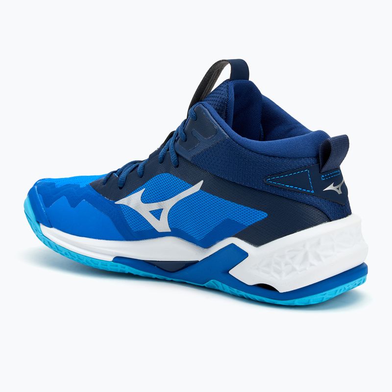 Herren-Handballschuhe Mizuno Wave Stealth Neo 2 Mid mugen blau/weiß/estate blau 3