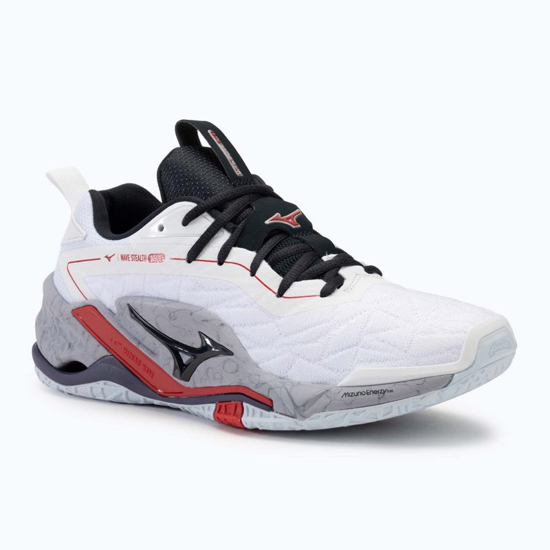 Herren-Handballschuhe Mizuno Wave Stealth Neo 2 weiß/salsa/schwarz