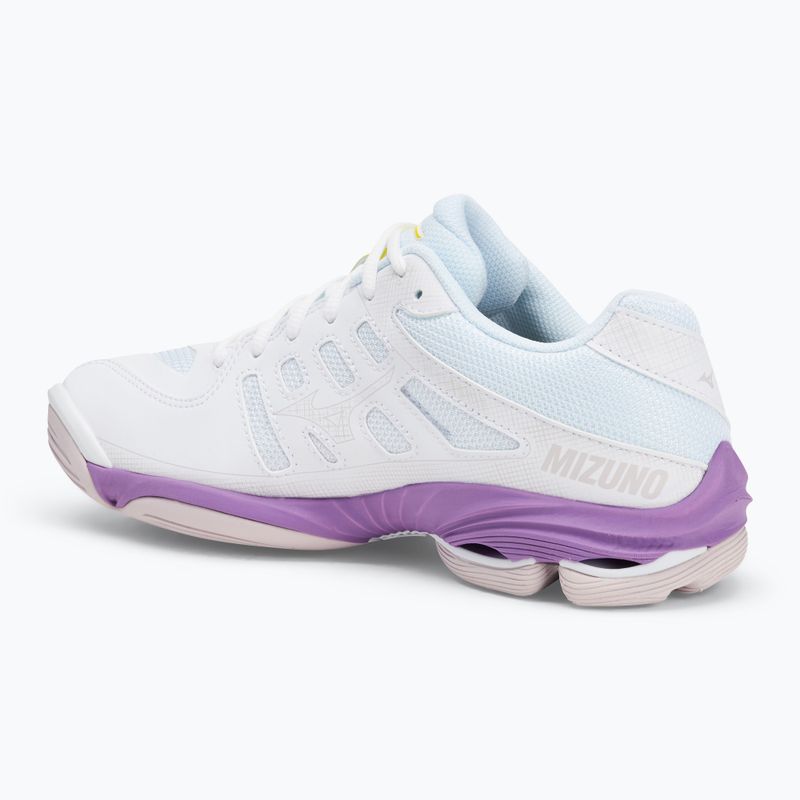 Volleyballschuhe Damen Mizuno Wave Voltage 2 white/patrician purple/quince 3